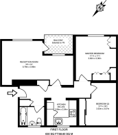 Floorplan area for info only, not for £/sq. ft valuation