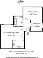 Floorplan area for info only, not for £/sq. ft valuation