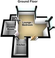 Floor plan2 Flat 1, Wyndhurst, Bear Street, Barnst