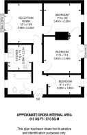 Floorplan area for info only, not for £/sq. ft valuation