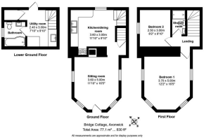 Bridge Cottage Avonwick - floor plan.png