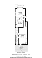 Floorplan area for info only, not for £/sq. ft valuation