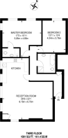 Floorplan area for info only, not for £/sq. ft valuation