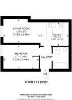 Floorplan area for info only, not for Â£/sq. ft valuation