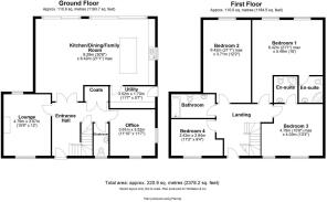 Plot A ,Farmhouse Gardens, Nup End - all floors.JP