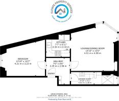 Floorplan - Flat 3.1, 101 Dumbarton Road, G60 5LN.