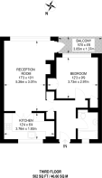Floorplan area for info only, not for £/sq. ft valuation