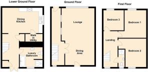 Gwalia, 1 London Terrace, Penmachno - all floors.J