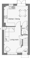 Dandara - Meadow View - The Parham, Home 40 floorplan