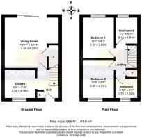 Floorplan - 14, Dawtrey Close, Rustington, BN16 3S