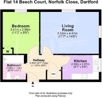 Flat 14 Beech Court Norfolk Close
