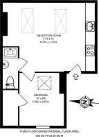 Floorplan area for info only, not for £/sq. ft valuation