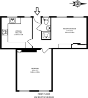 Floorplan area for info only, not for £/sq. ft valuation