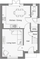 Dandara - Sant Silian - The Llynfi, Home 50 floorplan