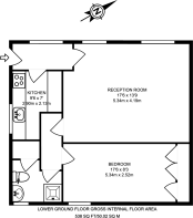 Floorplan area for info only, not for £/sq. ft valuation