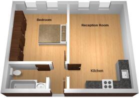 Floor Plan Colour 3D