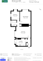 Floorplan area for info only, not for £/sq. ft valuation