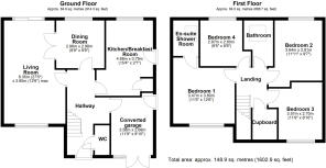 16a Bunters Road, Wickhambrook - all floors.JPG