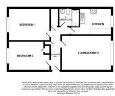 Flat 13 Falcon Floorplan