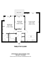 Floorplan area for info only, not for £/sq. ft valuation