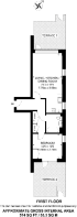 Floorplan area for info only, not for £/sq. ft valuation
