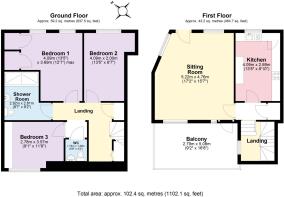 The Cottage , Lower Erith Road, Torquay 2d floorpl