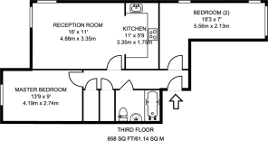 Floorplan area for info only, not for £/sq. ft valuation