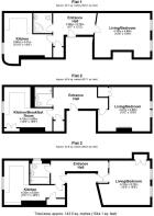 Flat 1, 2 and 3 27a Claremont Hill - all floors.JP