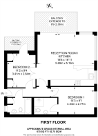 Floorplan area for info only, not for £/sq. ft valuation