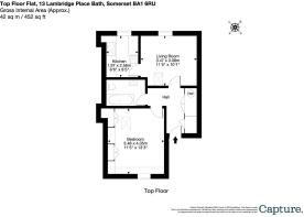 Top Floor Flat, 13 Lambridge Place Bath BA1 6RU-La