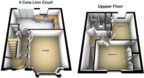 4 Cora Linn 3D Floorplan