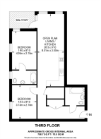 Floorplan area for info only, not for £/sq. ft valuation
