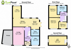 EweMove Multi-Level Floorplan Blueprint