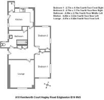FLOOR PLAN A10 Kenilworth Court Hagley Road Edgbas