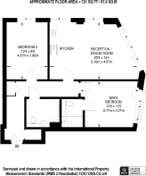 Floorplan area for info only, not for £/sq. ft valuation