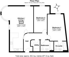 Flat 1 Kings Keep, 66 Castle Street, Cambridge - a