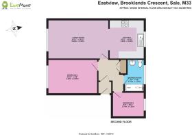2D Floorplan - Flat 11 Eastview Sale - EweMove Sal