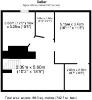 Cellar At 59 Northgate Street, Devizes - floorplan