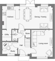 Dandara - The Russetts - The Goodwood, Home 043 floorplan