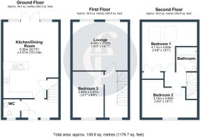 10 Otters Holt, Stratford Upon Avon - all floors