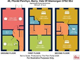 46, Ffordd Penrhyn, Barry, Vale of Glamorgan CF62