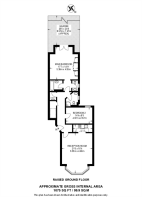 Floorplan area for info only, not for £/sq. ft valuation