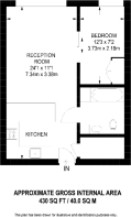 Floorplan area for info only, not for £/sq. ft valuation