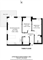 Floorplan area for info only, not for £/sq. ft valuation