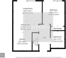 Floorplan - Residence Estate Agents - Flat 39, 3 S