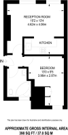 Floorplan area for info only, not for £/sq. ft valuation