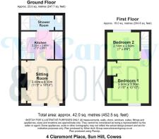 4 Claremont Place, Sun Hill, Cowes - all floors.JP