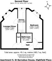 Apartment 9, St Barnabus House, Highfield Place - 