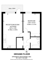 Floorplan area for info only, not for £/sq. ft valuation