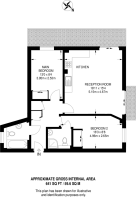 Floorplan area for info only, not for £/sq. ft valuation